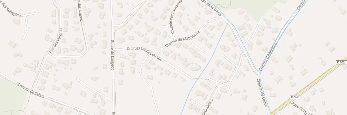 Plan du 185 Rue des Landes du Lac à Sanguinet