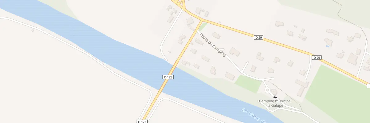 Plan du 115 Rte du Pont de l’Arribère à Sorde-l’Abbaye