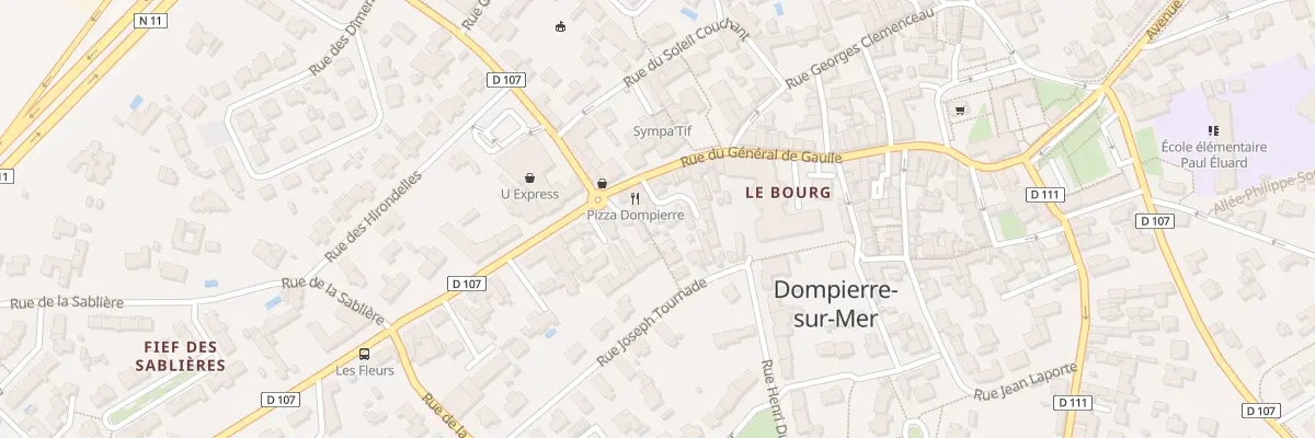 Plan du 55B Rue du Général de Gaulle à Dompierre-sur-Mer