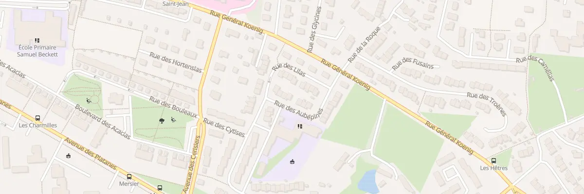 Plan du 33 Rue des Aubépines à Saint-Lô