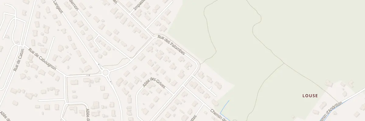 Plan du 375 Rue des Palombes à Sanguinet