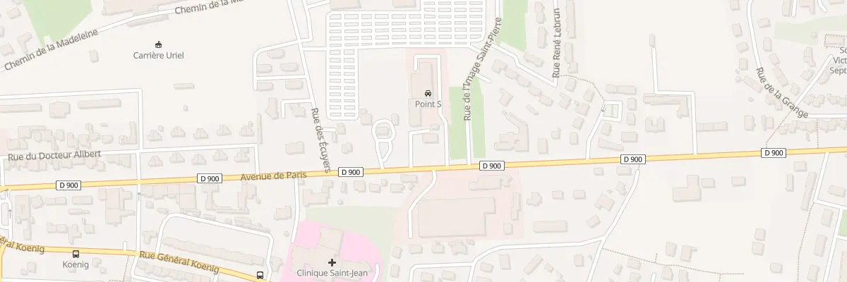 Plan du 527 Av de Paris à Saint-Lô