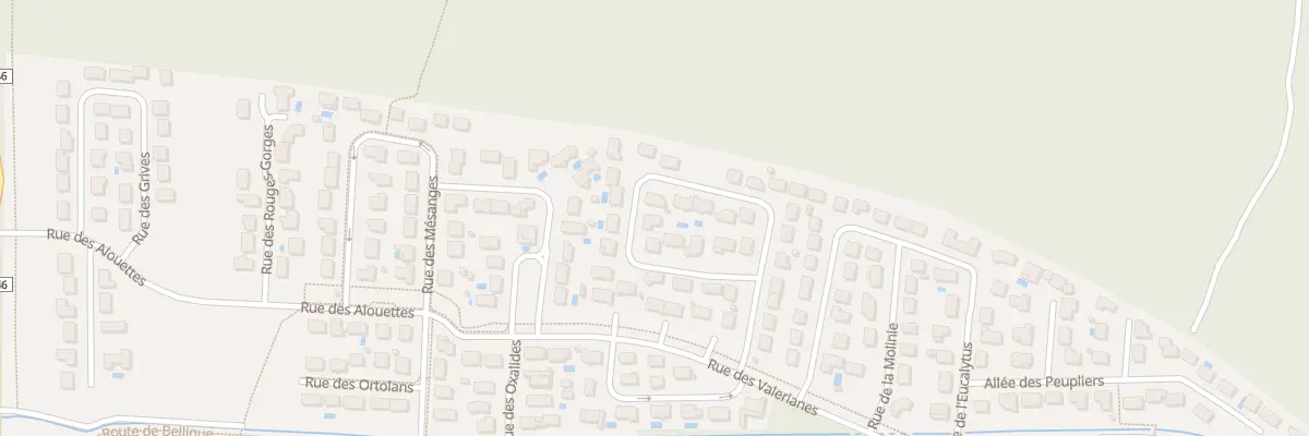 Plan du 271 Rue de l’Aubépine à Parentis-en-Born
