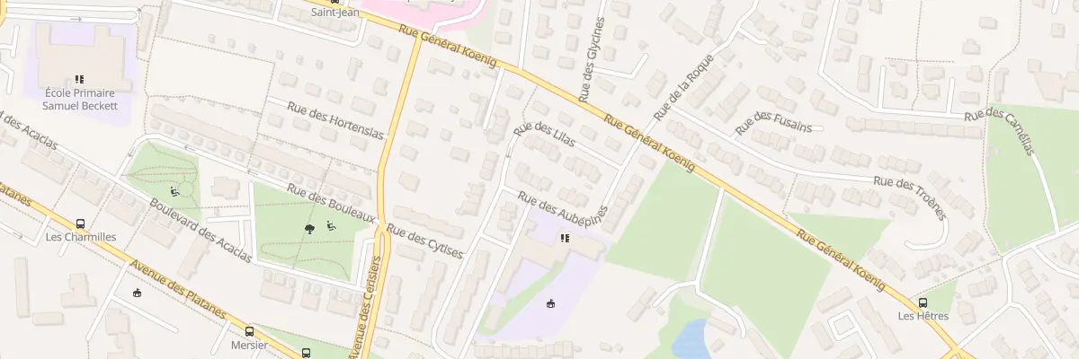 Plan du 27 Rue des Aubépines à Saint-Lô