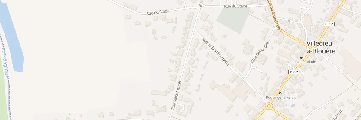 Plan du 22 Rue Saint Joseph (Villedieu) à Beaupréau-en-Mauges