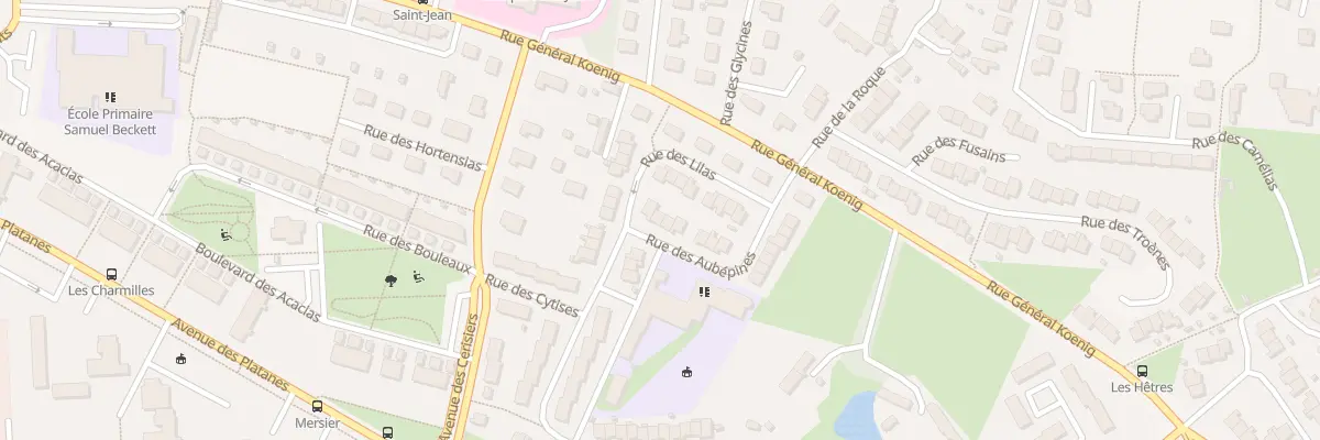 Plan du 17 Rue des Aubépines à Saint-Lô