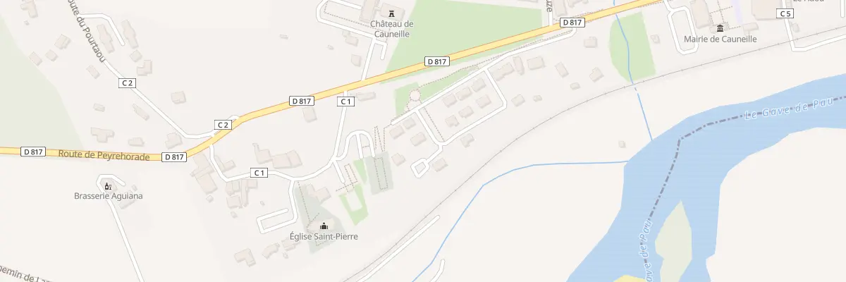 Plan du 405 Imp Monplaisir à Cauneille