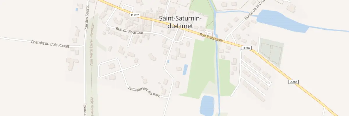 Plan du 5 Che du Presbytere à Saint-Saturnin-du-Limet
