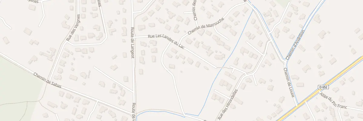 Plan du 176 Rue des Landes du Lac à Sanguinet