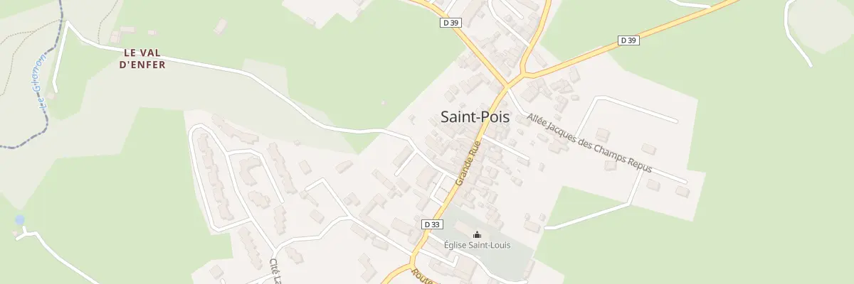 Plan du 5191 Le Bourg à Saint-Pois