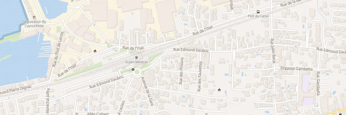 Plan du 38 Rue Edmond Daubric à Gujan-Mestras
