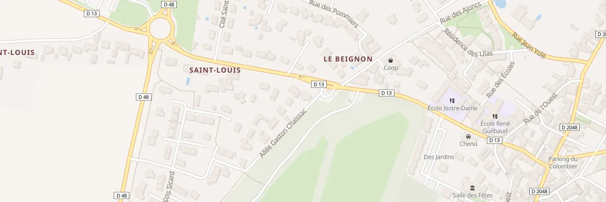 Plan du 29 Rue du Beignon à Mouchamps