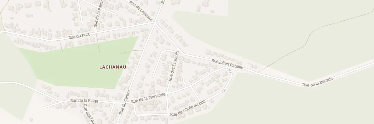 Plan du 7 Rue Julien Bataille à Hourtin