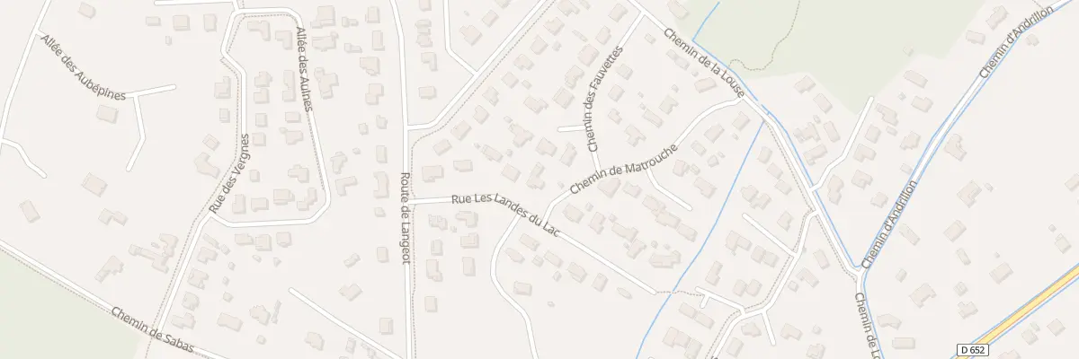 Plan du 109 Rue des Landes du Lac à Sanguinet