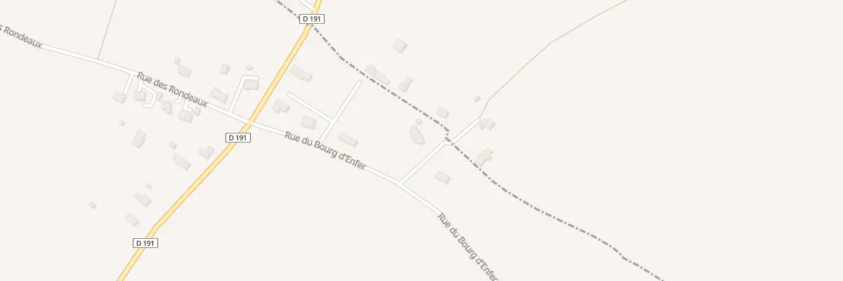 Plan du 25 Rue du Bourg d’Enfer au Mesnil-Rouxelin