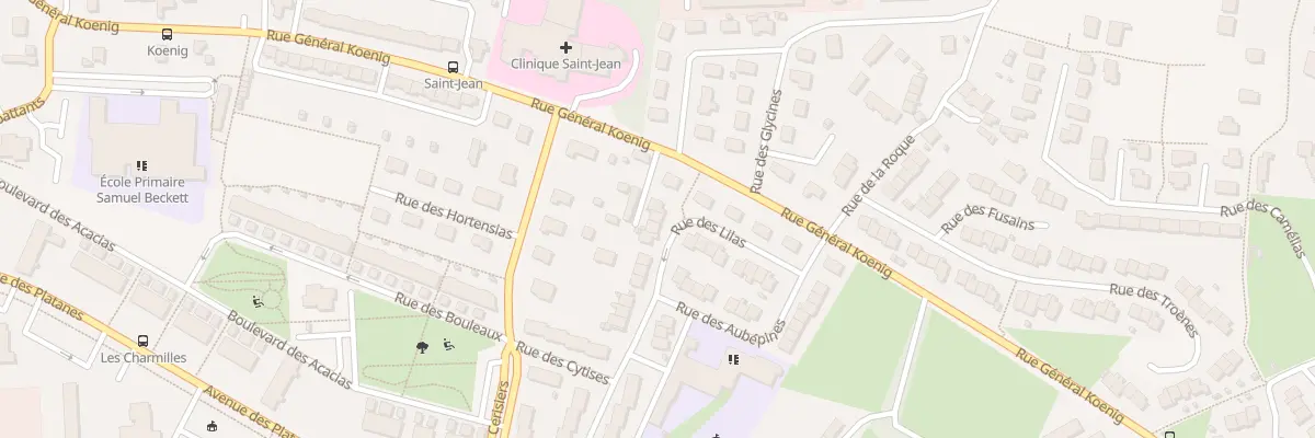 Plan du 103 Rue des Lilas à Saint-Lô