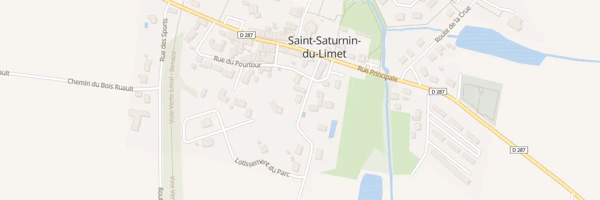Plan du 2 Che du Presbytere à Saint-Saturnin-du-Limet
