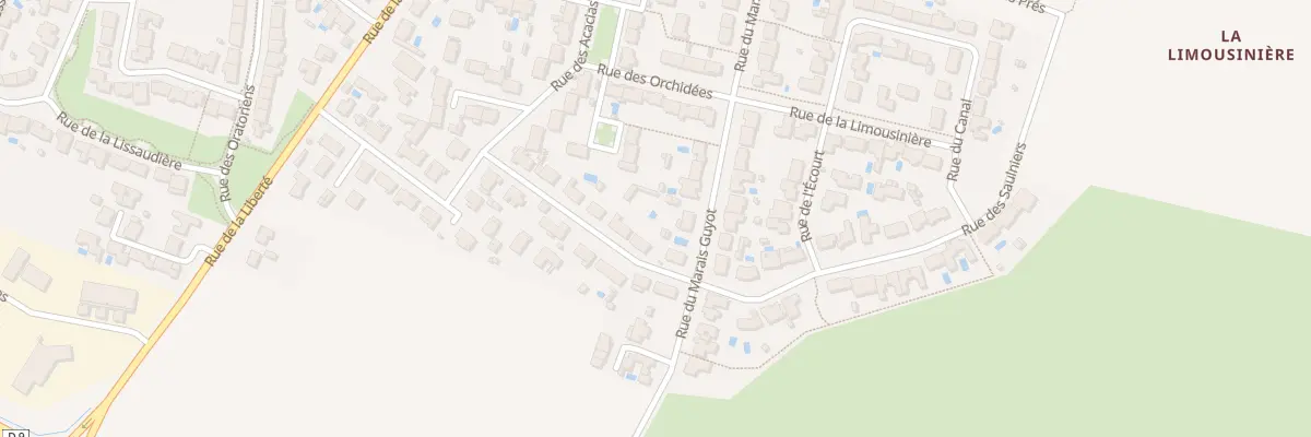 Plan du 23 Rue des Lauriers Roses à Villedoux