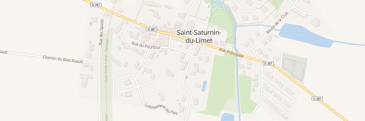 Plan du 1 Rue du pourtour à Saint-Saturnin-du-Limet