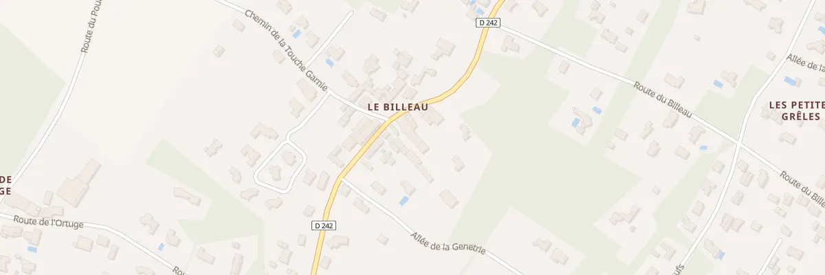 Plan du 75 Rte du Billeau à Breuillet