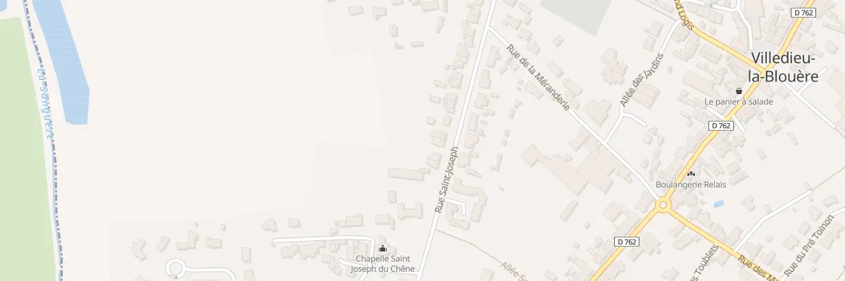 Plan du 30 Rue Saint Joseph (Villedieu) à Beaupréau-en-Mauges