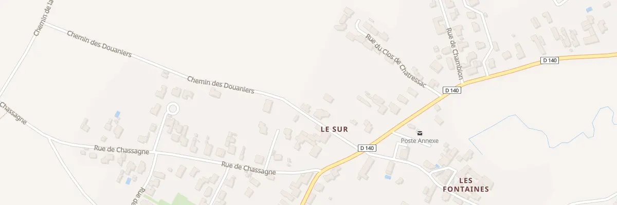 Plan du 6 Che des Douaniers à Chaillevette