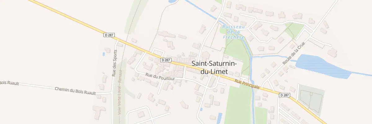 Plan du 22 Rue principale à Saint-Saturnin-du-Limet