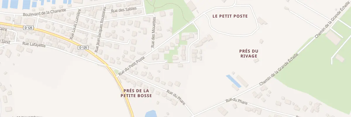 Plan du 22 Rue du Petit Poste à Port-des-Barques