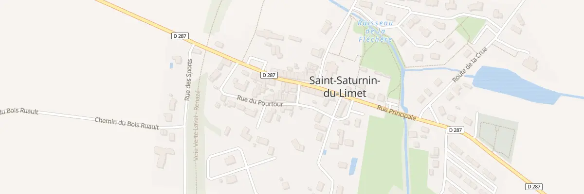 Plan du 4 Rue du pourtour à Saint-Saturnin-du-Limet