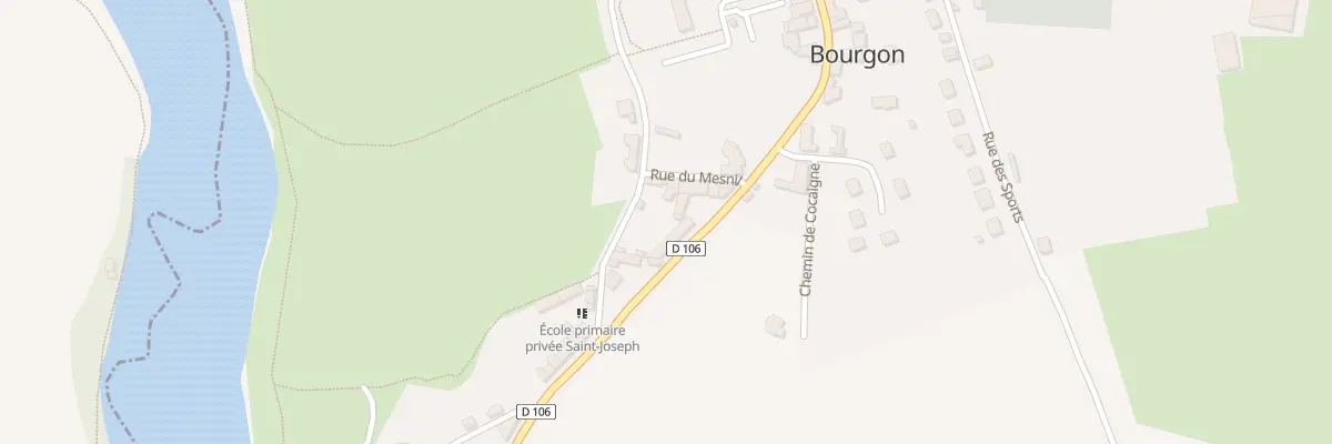 Plan du 14 Rue d’Anjou à Bourgon