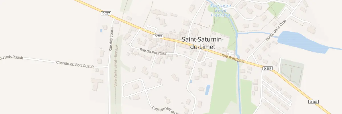 Plan du 3 Rue du pourtour à Saint-Saturnin-du-Limet