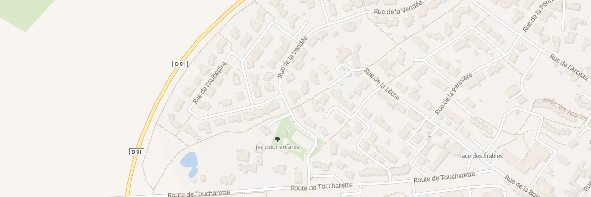 Plan du 27 Rue de la Vendee (Le Longeron) à Sèvremoine