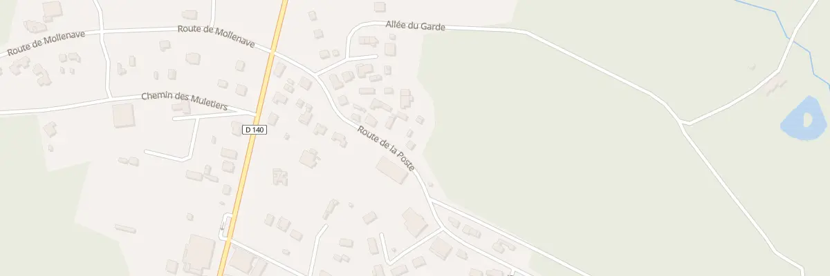 Plan du 201 Rte de la Poste à Onesse-Laharie