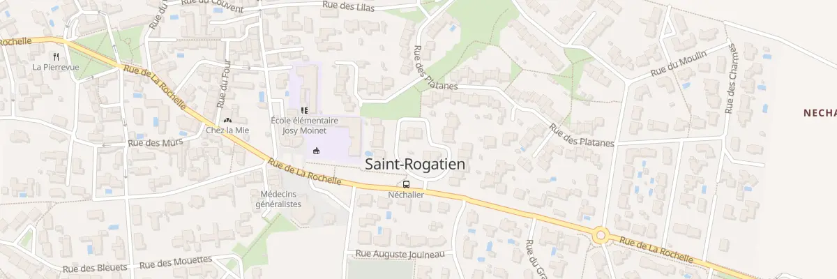 Plan du 12 Rue Néchalier à Saint-Rogatien