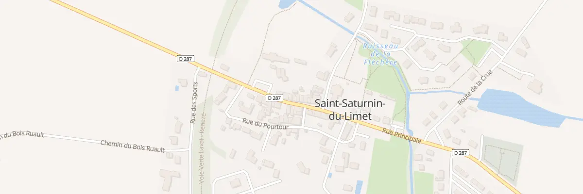Plan du 30 Rue principale à Saint-Saturnin-du-Limet