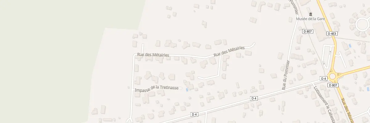 Plan du 15 Rue des Métairies à Hourtin