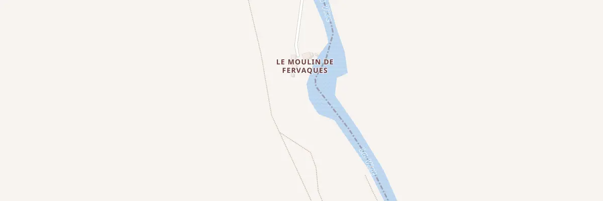 Plan du 2 Le Moulin de Fervaches -Fe à Tessy-Bocage