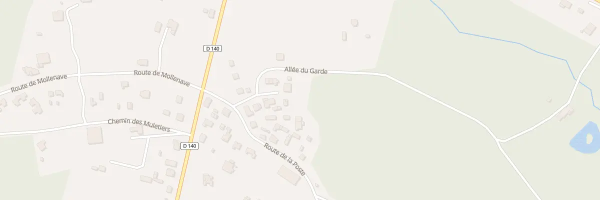 Plan du 72 All du Garde à Onesse-Laharie