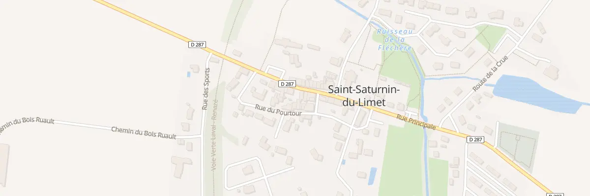 Plan du 12 Rue du pourtour à Saint-Saturnin-du-Limet