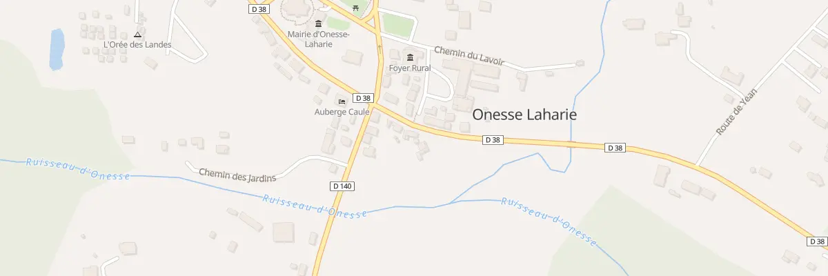 Plan du 56 Rte de Laharie à Onesse-Laharie