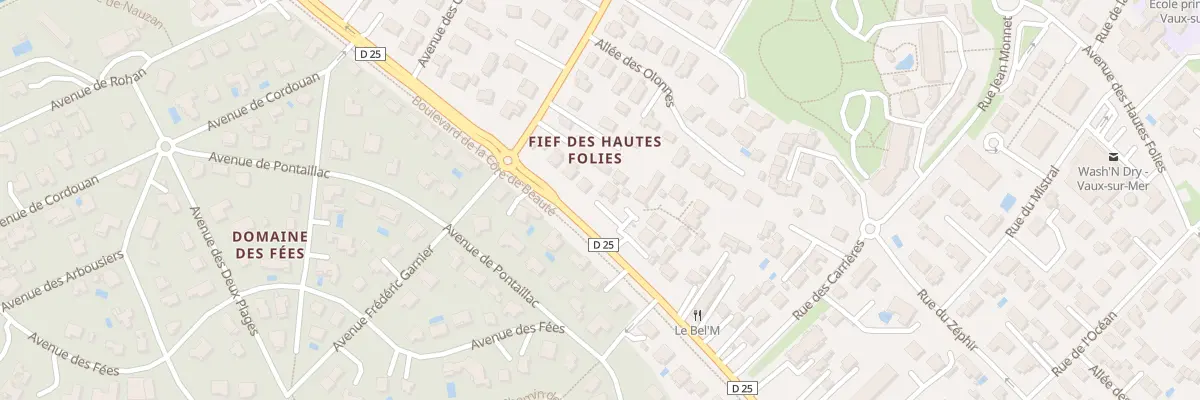 Plan du 151 Bd de la Côte de Beauté à Vaux-sur-Mer