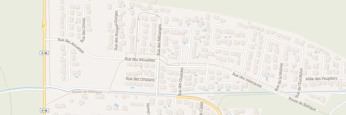 Plan du 117 Rue des Oxalides à Parentis-en-Born
