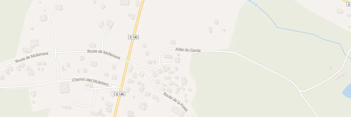 Plan du 79 Rue de la Gare à Onesse-Laharie
