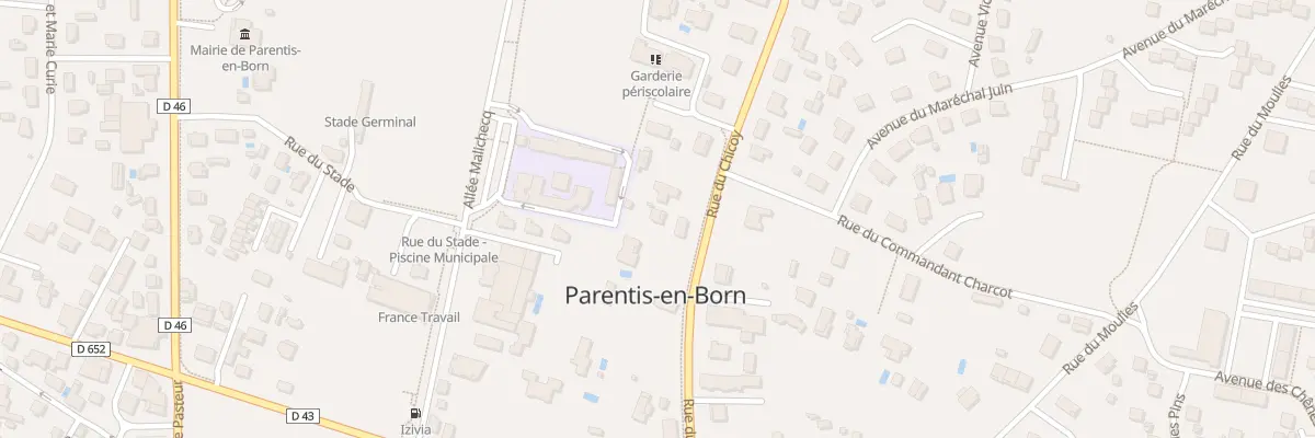 Plan du 229 Rue du Chicoy à Parentis-en-Born