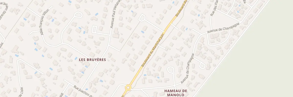Plan du 87 Bd du Maréchal Juin à Andernos-les-Bains