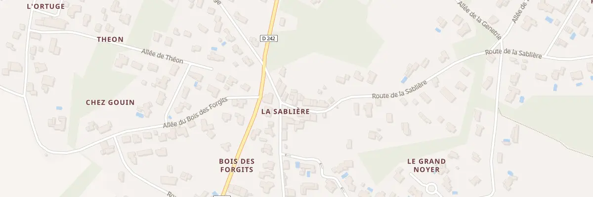 Plan du 60 Rte de la Sablière à Breuillet