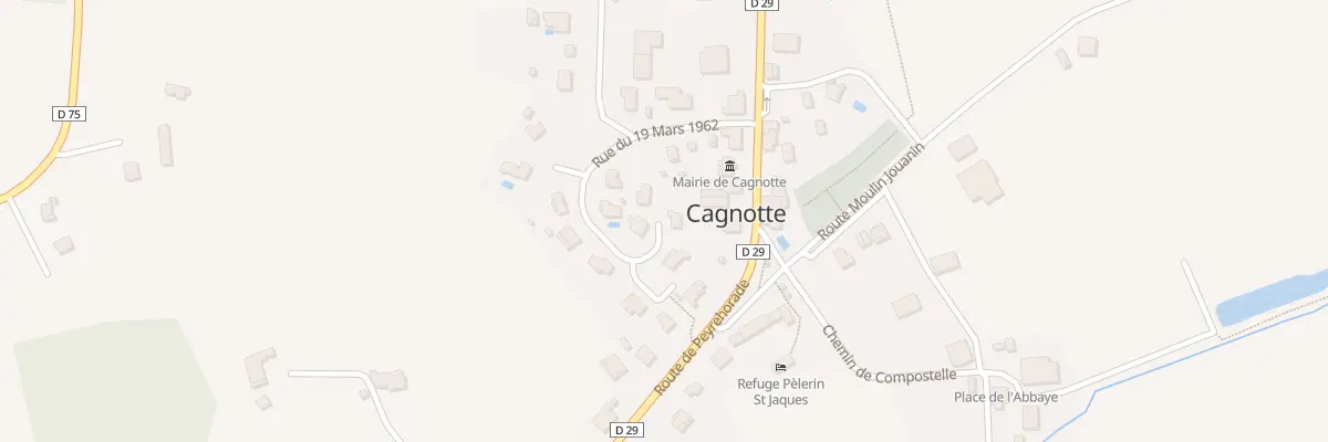 Plan du 348 Rue du 19 Mars 1962 à Cagnotte