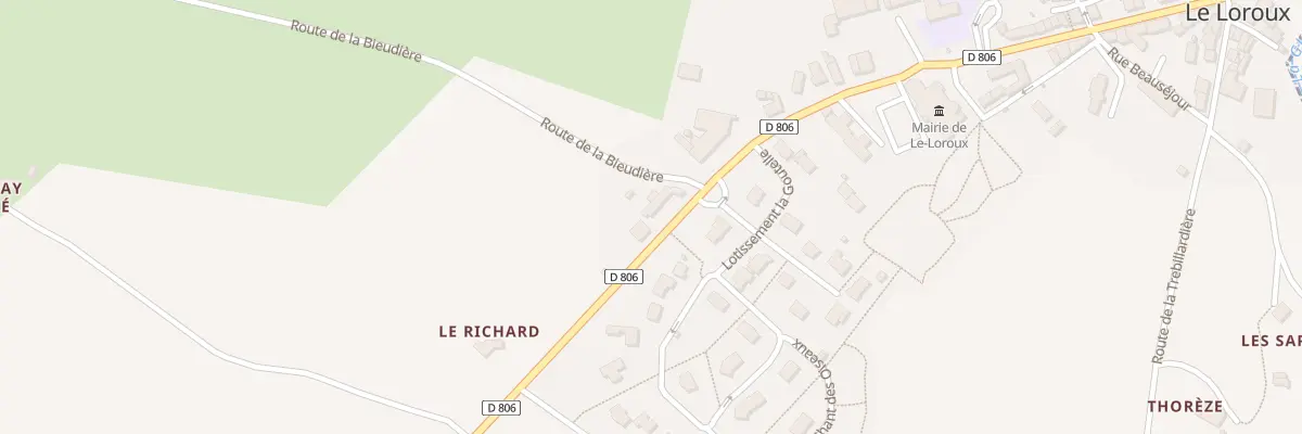 Plan du 50 Rue des Portes de Bretagne au Loroux