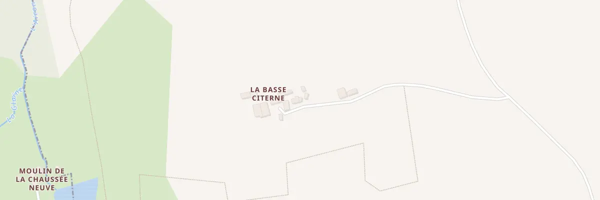 Plan du 2 La Basse Citerne à Landivy