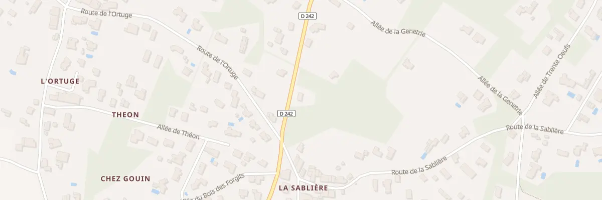 Plan du 105 Rte du Billeau à Breuillet